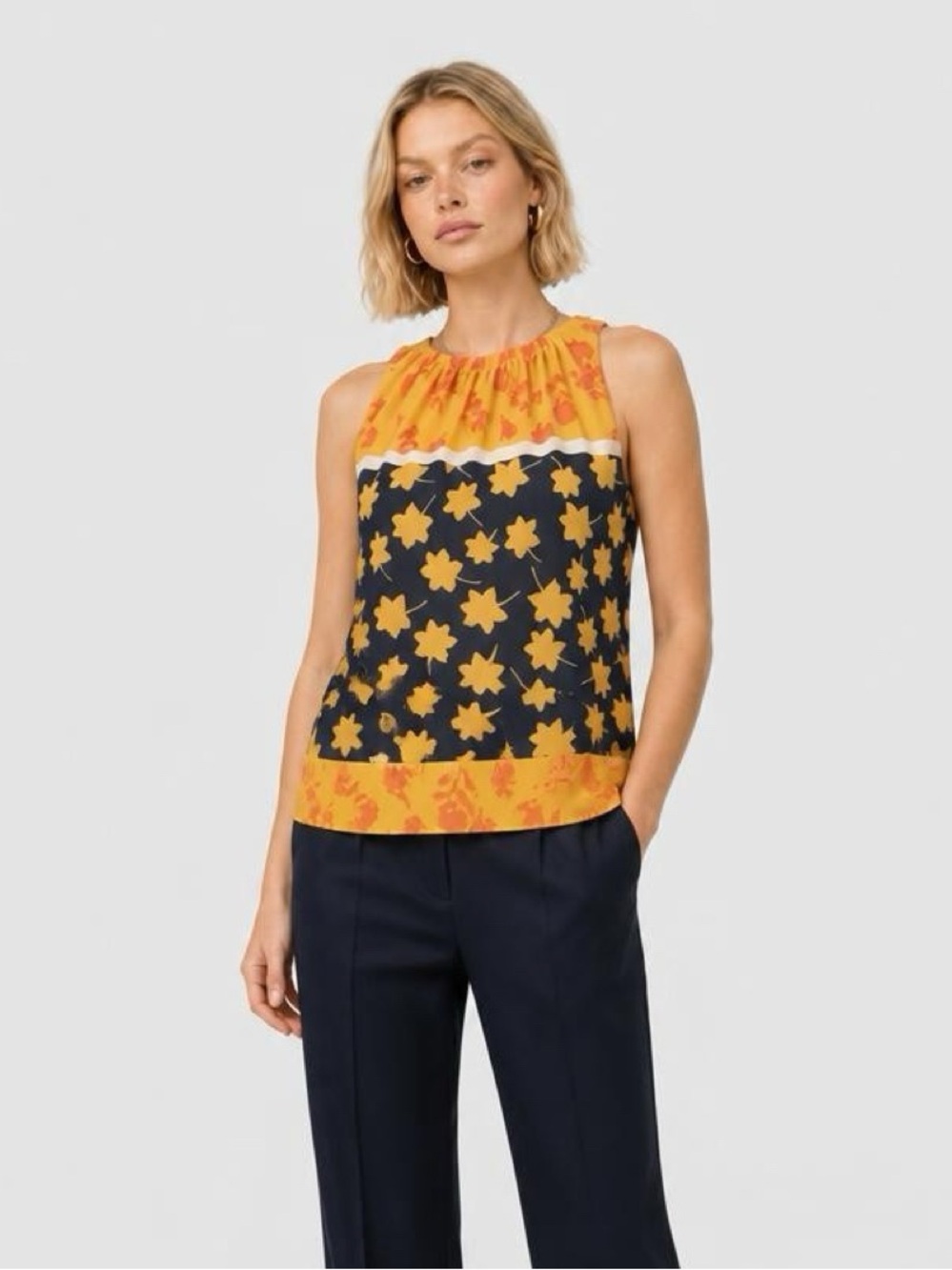 GIBSON, Sleeveless Blouse